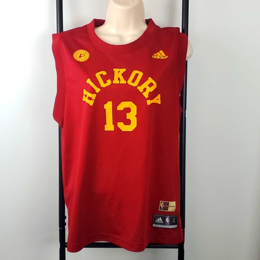Vintage Adidas Indiana Pacers #13 Jersey Kids Size L 14/16 Embroidered NBA